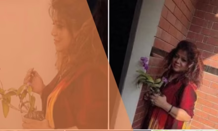 একজন নারী এবং একটি নিস্প্রভ অর্কিড