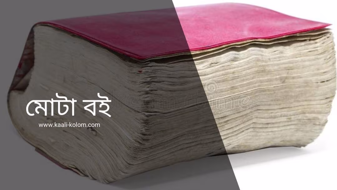 মোটা বই