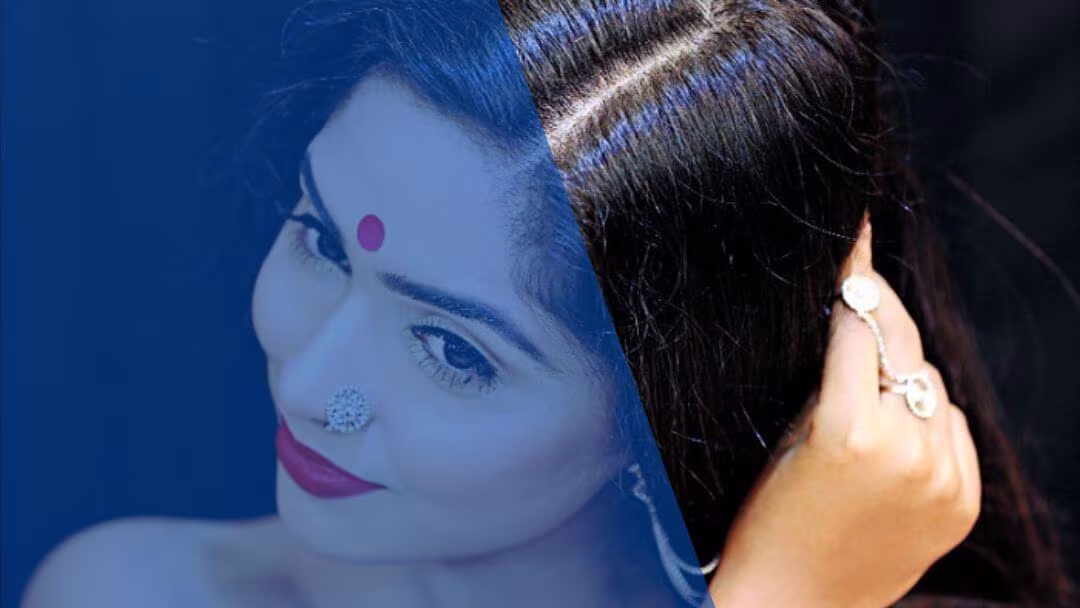 দিলরুবা পাথরের নাকফুল
